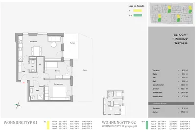 3-Zimmer-Wohnung mieten in Graz-Umgebung – 65,32 m², € 1.175 – Bild 13 von 13