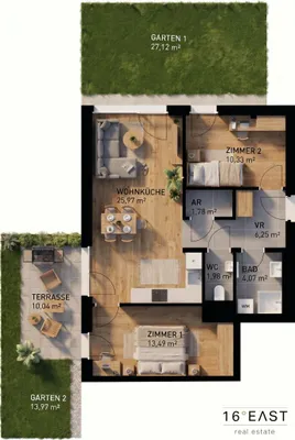3-Zimmer-Wohnung kaufen in Wien – 63,87 m², € 419.895 – Bild 8 von 8