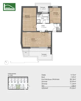 Immobilie kaufen in Wien – 79,23 m², € 583.000 – Bild 40 von 40