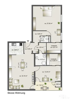 3-Zimmer-Wohnung kaufen in Klagenfurt – 115,48 m², € 289.000 – Bild 14 von 14