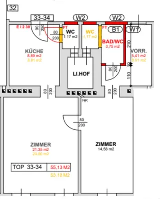 2-Zimmer-Wohnung kaufen in Wien – 55 m², € 189.000 – Bild 17 von 17