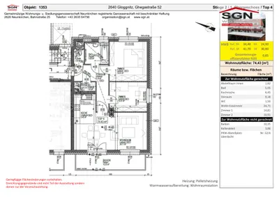 3-Zimmer-Wohnung mieten in Neunkirchen – 74,43 m², € 874 – Bild 12 von 12