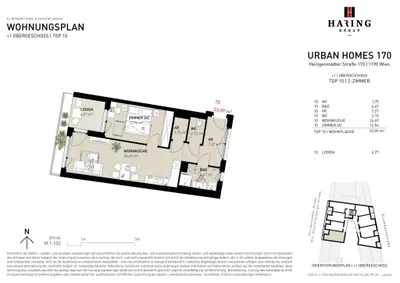2-Zimmer-Wohnung kaufen in Wien – 53,09 m², € 375.500 – Bild 6 von 6