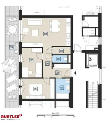 3-Zimmer-Wohnung mieten in Graz – 88,09 m², € 977 – Bild 9 von 10
