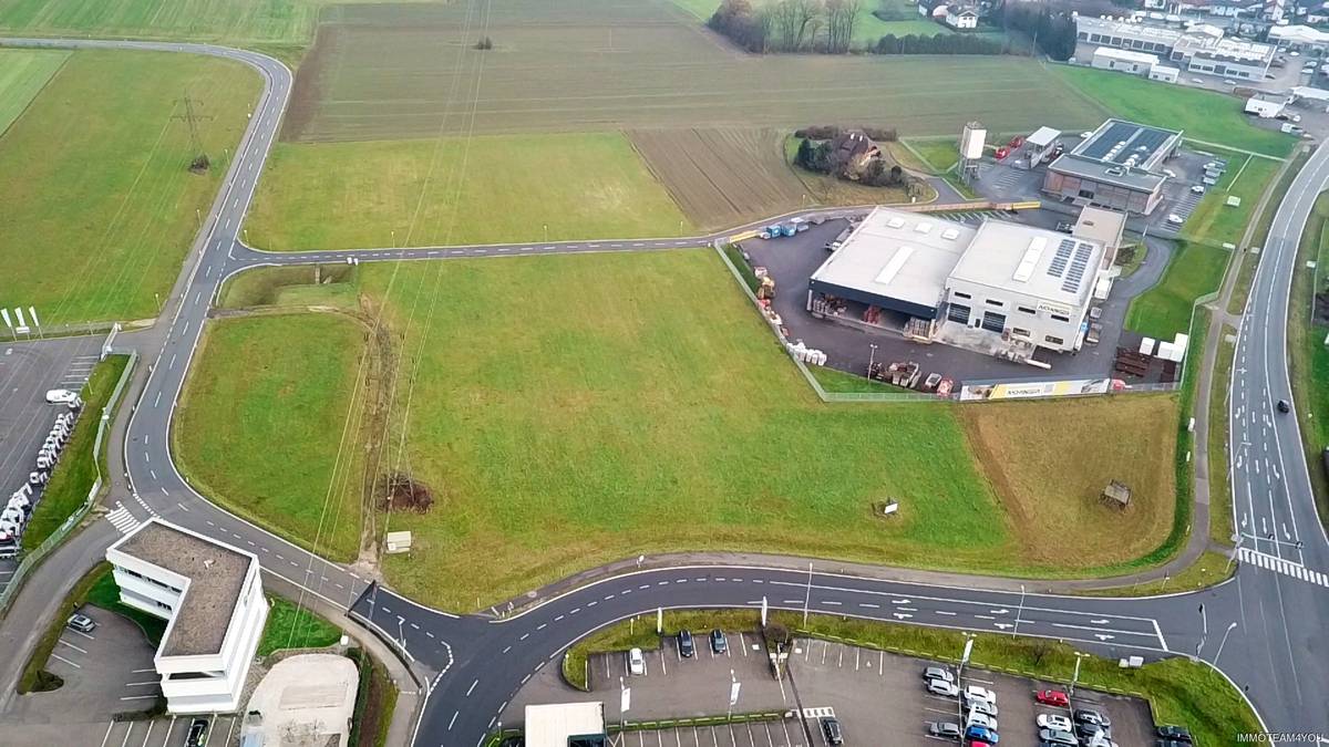 3841 m² Betriebsbaugebiet - teilbar - Baurecht - Grundstück 1 In bester Lage an der B 145 - nähe A1/B1 - Ansicht 2
