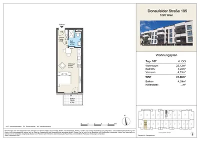 1-Zimmer-Wohnung kaufen in Wien – 31,48 m², € 215.000 – Bild 9 von 11