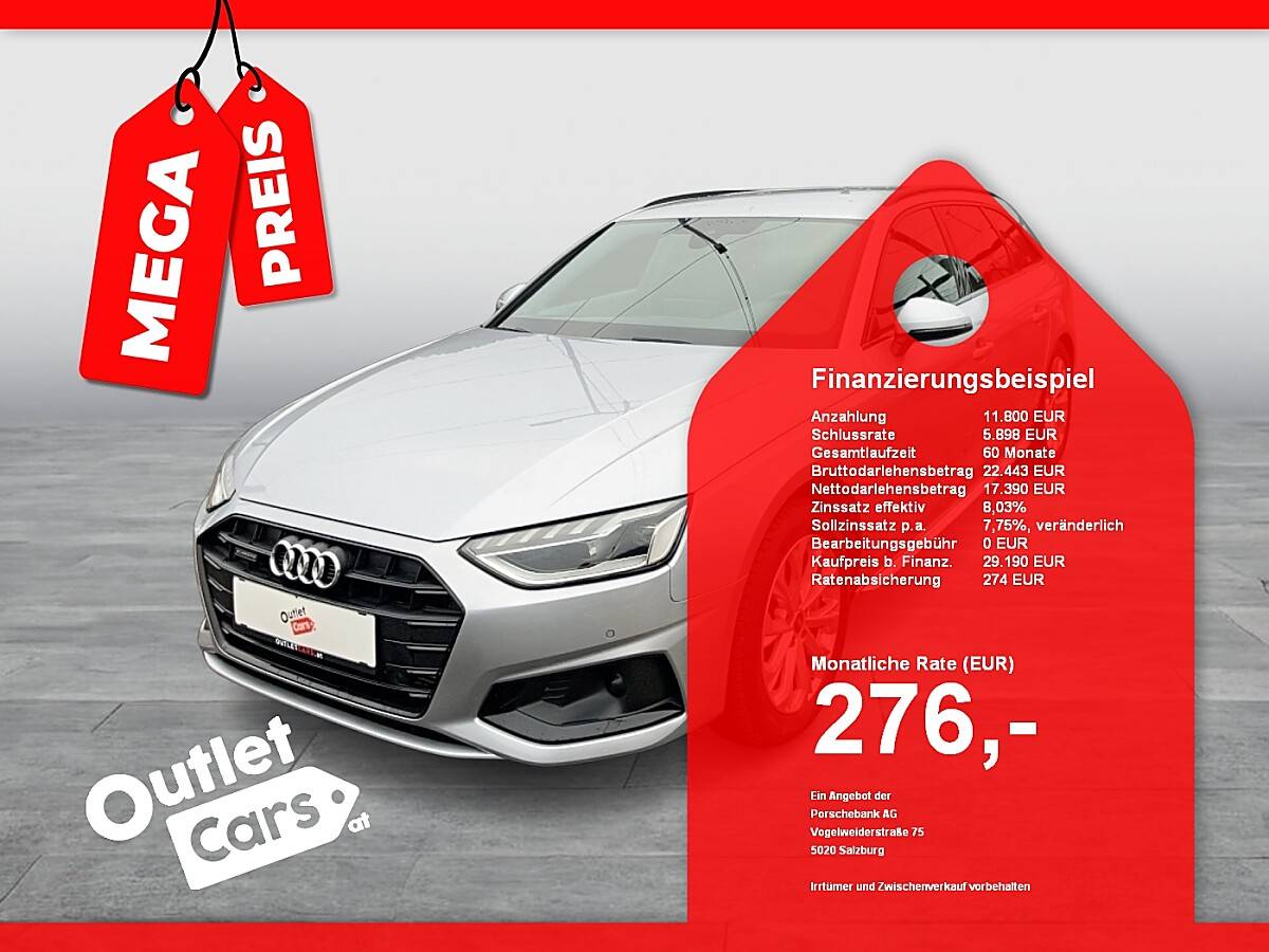 Audi A4 Avant 45 2.0 TFSI quattro advanced MEGAPREIS