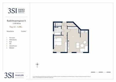 2-Zimmer-Wohnung kaufen in Wien – 54,6 m², € 317.000 – Bild 24 von 24
