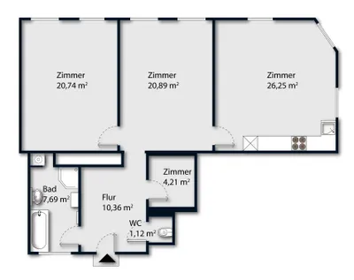 3-Zimmer-Wohnung kaufen in Wien – 91,26 m², € 559.000 – Bild 21 von 21