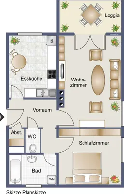 2-Zimmer-Wohnung kaufen in Wiener Neustadt – 59,8 m², € 171.000 – Bild 9 von 10
