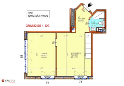 2-Zimmer-Wohnung kaufen in Wien – 44,5 m², € 239.000 – Bild 8 von 11
