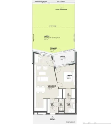 2-Zimmer-Wohnung kaufen in Mistelbach – 62,32 m², € 275.000 – Bild 14 von 14
