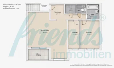 3-Zimmer-Wohnung kaufen in Mödling – 79,72 m², € 359.000 – Bild 16 von 19