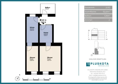 2-Zimmer-Wohnung kaufen in Wien – 52,23 m², € 179.000 – Bild 13 von 13