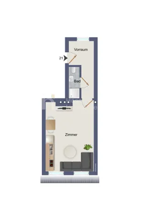 1-Zimmer-Wohnung kaufen in Wien – 28,62 m², € 175.000 – Bild 11 von 11