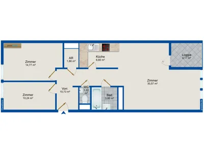 3-Zimmer-Wohnung kaufen in Sankt Pölten Land – 84,12 m², € 378.000 – Bild 16 von 16