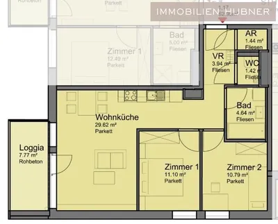 3-Zimmer-Wohnung mieten in Wiener Neustadt – 70,72 m², € 1.035 – Bild 9 von 12