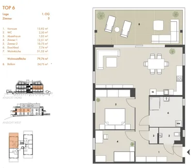 3-Zimmer-Wohnung kaufen in Villach Land – 79,76 m², € 699.000 – Bild 7 von 7