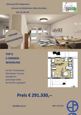 1-Zimmer-Wohnung kaufen in Wolfsberg – 64,21 m², € 288.945 – Bild 9 von 13