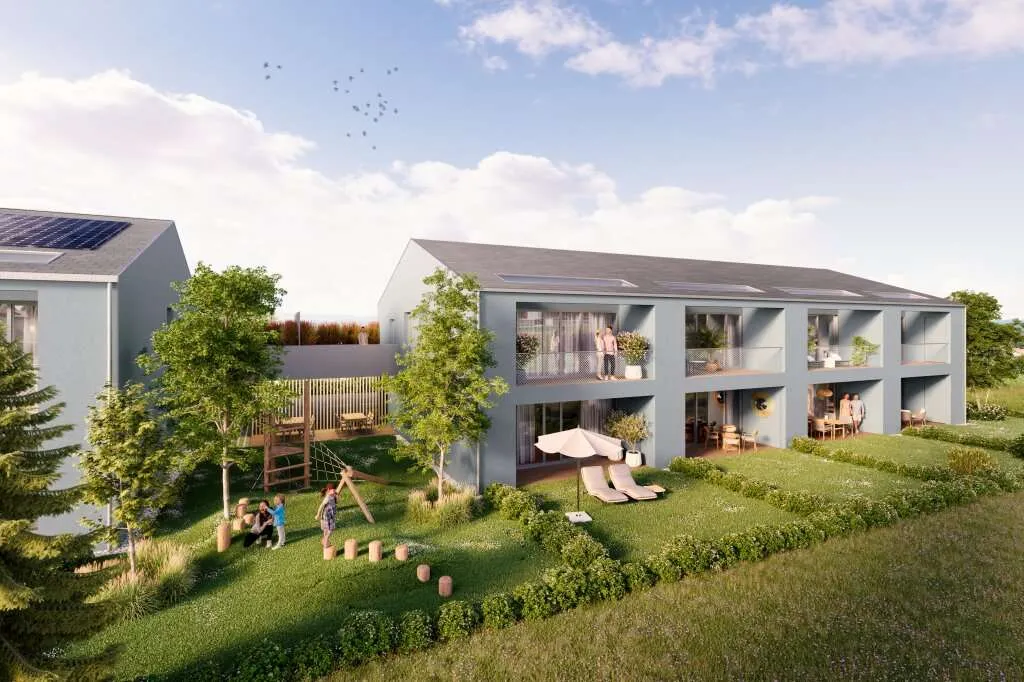Baubewilligtes Wohnbauprojekt mit 12 Wohneinheiten und 18 überdachten PKW Abstellplätzen - Ansicht 3
