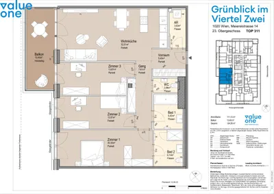 4-Zimmer-Wohnung kaufen in Wien – 111,1 m², € 1.564.900 – Bild 30 von 30
