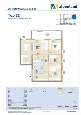 4-Zimmer-Wohnung mieten in Scheibbs – 90,36 m², € 1.143 – Bild 7 von 7