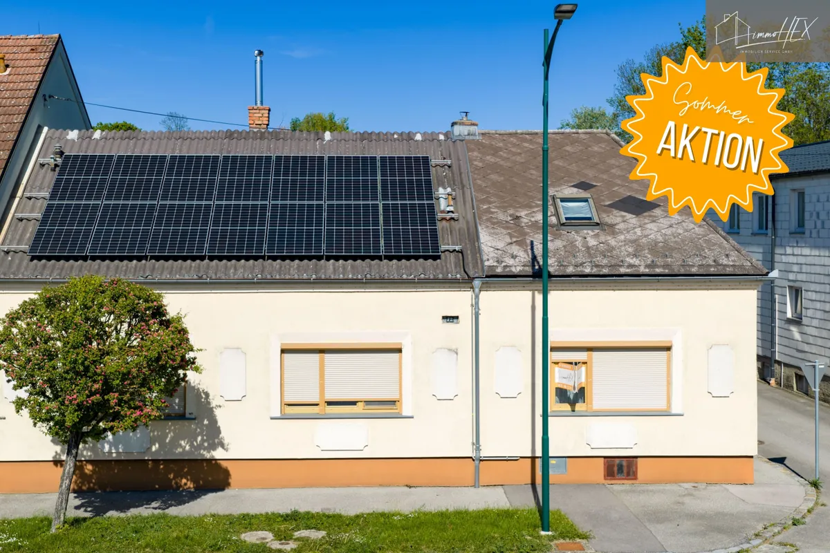 Sommeraktion! Einfamilienhaus mit großem Garten & Photovoltaik nahe Gänserndorf, Dörfles