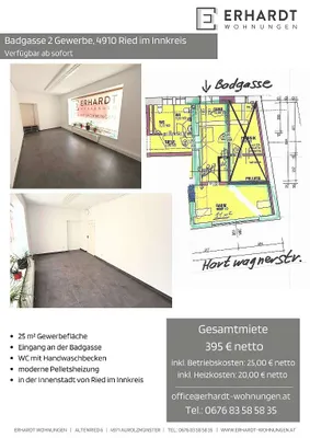 Immobilie mieten in Ried im Innkreis – 25 m², € 510 – Bild 7 von 7