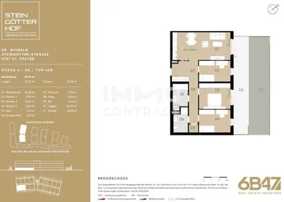 4-Zimmer-Wohnung kaufen in Sankt Pölten – 90,75 m², € 358.500 – Bild 13 von 13