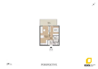 2-Zimmer-Wohnung kaufen in Graz – 42,11 m², € 246.305