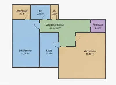 2-Zimmer-Wohnung kaufen in Wien – 68 m², € 318.000 – Bild 14 von 15