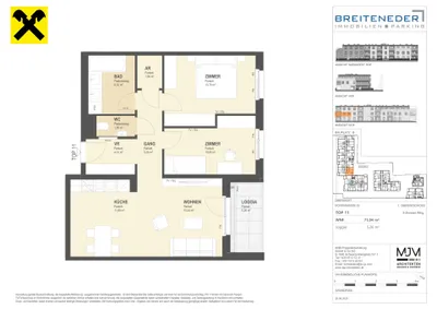 3-Zimmer-Wohnung kaufen in Korneuburg – 71,04 m², € 459.250 – Bild 8 von 8