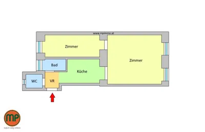 2-Zimmer-Wohnung kaufen in Wien – 42,47 m², € 179.000 – Bild 7 von 12