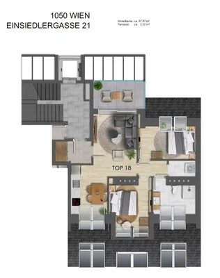3-Zimmer-Wohnung kaufen in Wien – 67,87 m², € 549.000 – Bild 13 von 14