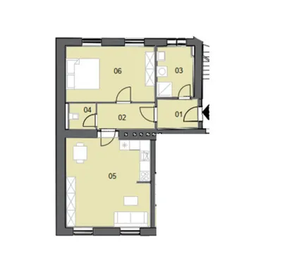 2-Zimmer-Wohnung kaufen in Graz – 61,7 m², € 130.000 – Bild 7 von 7