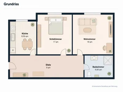 2-Zimmer-Wohnung kaufen in Wien – 59,66 m², € 195.000 – Bild 8 von 8