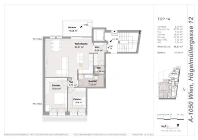 3-Zimmer-Wohnung kaufen in Wien – 86,83 m², € 649.000 – Bild 14 von 14