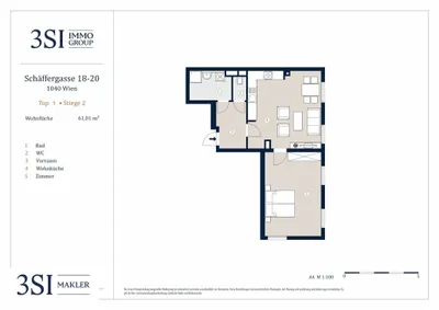 2-Zimmer-Wohnung mieten in Wien – 61,01 m², € 1.512 – Bild 15 von 15