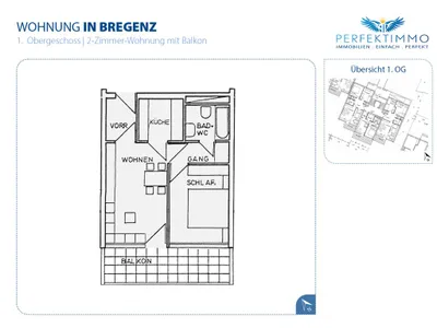 2-Zimmer-Wohnung kaufen in Bregenz – 41 m², € 148.000 – Bild 8 von 8