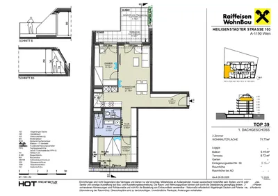 3-Zimmer-Wohnung kaufen in Wien – 71,93 m², € 693.600 – Bild 6 von 6