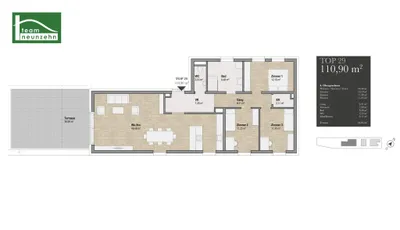 4-Zimmer-Wohnung kaufen in Graz – 110,9 m², € 967.159 – Bild 4 von 4