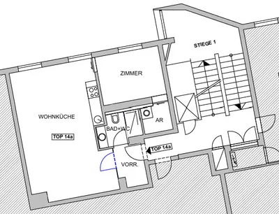 2-Zimmer-Wohnung mieten in Wien – 52 m², € 1.145 – Bild 7 von 8