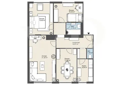 4-Zimmer-Wohnung kaufen in Wien – 80 m², € 380.000 – Bild 24 von 25