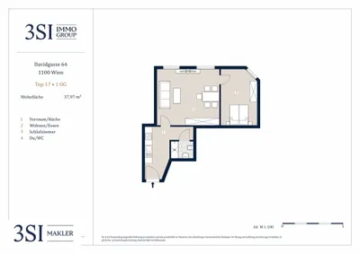 2-Zimmer-Wohnung kaufen in Wien – 37,97 m², € 160.000 – Bild 9 von 9