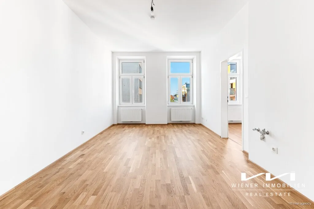 Perfekt geschnittene 2 Zimmer Altbauwohnung im 4.OG - Ansicht 2