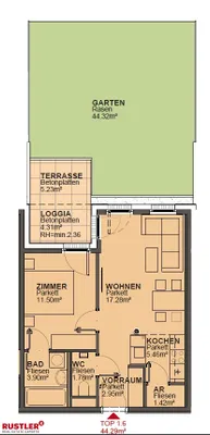 Wohnung mit Blick ins Grüne und in ruhiger Lage - Haustiere erlaubt