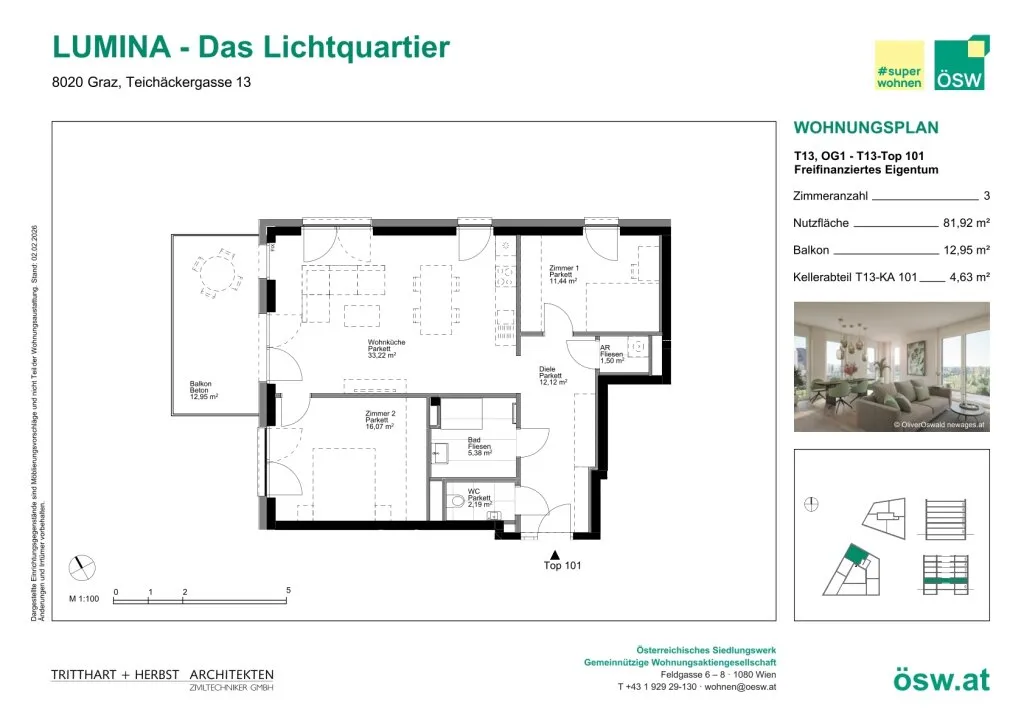 Wohnung – Graz - Ansicht 2