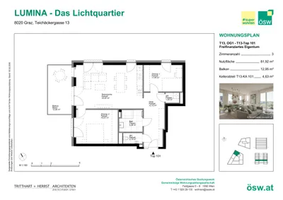 3-Zimmer-Wohnung kaufen in Graz – 81,92 m², € 366.000 – Bild 11 von 11