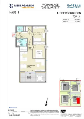 3-Zimmer-Wohnung kaufen in Villach Land – 68,05 m², € 424.000 – Bild 5 von 5