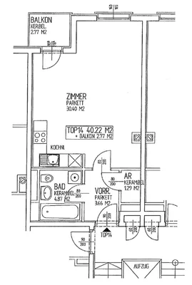 1-Zimmer-Wohnung mieten in Wien – 40,22 m², € 995 – Bild 11 von 11
